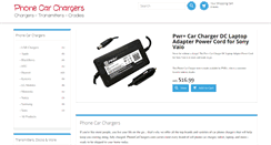 Desktop Screenshot of phonecarchargers.com