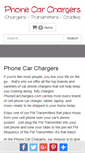 Mobile Screenshot of phonecarchargers.com
